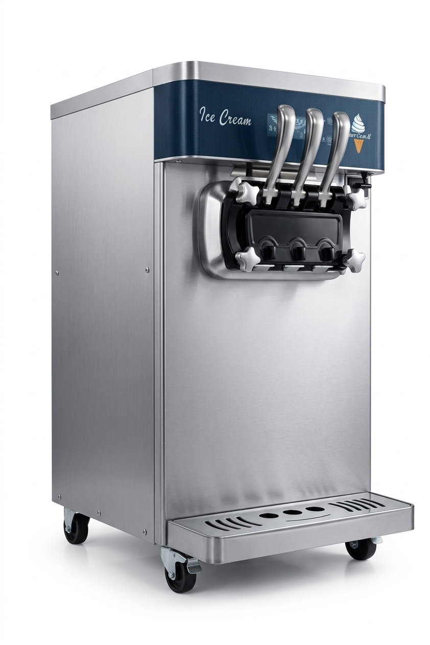 Máquina de helados soft modelo compacto
